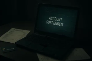 A failed seller faces debt and despair after falling for Amazon FBA Course Scams and fake online business promises.