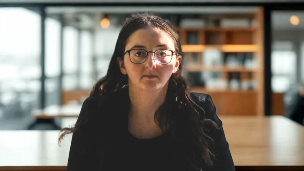 A photo of Alameda CEO Caroline Ellison, who pleaded guilty for her central role in the fraud that caused the FTX bankruptcy.